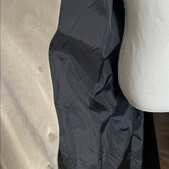 Vintage Hunt Club Double-Breasted Trench Coat | Men's Size 44 Reg | Khaki/Tan - Picture 6 of 8